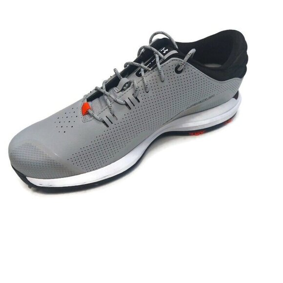 Under Armour Hovr Matchplay Golf Shoes Gray Black 3023329-103 Mens Size 9 - Picture 3 of 8